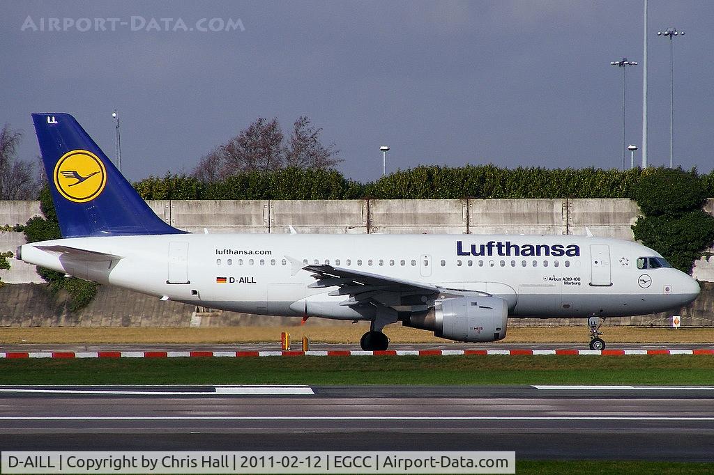 D-AILL, 1997 Airbus A319-114 C/N 689, Lufthansa