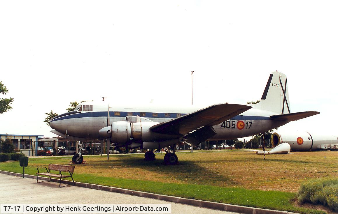 T7-17, 1955 CASA C-207C Azor C/N 17, Spanish AF. Museum Madrid