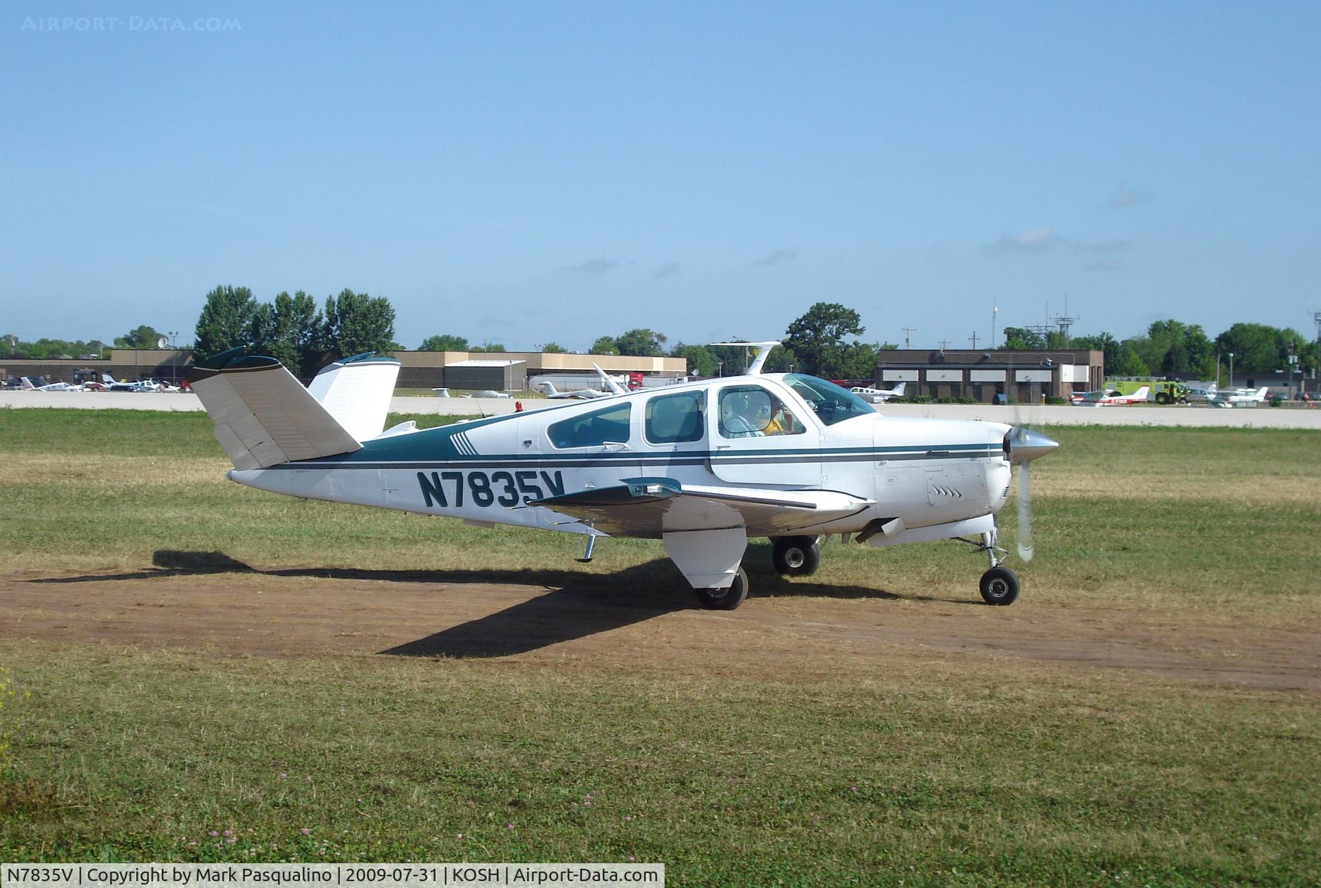 N7835V, 1978 Beech V35B Bonanza C/N D-10155, Beech V35B