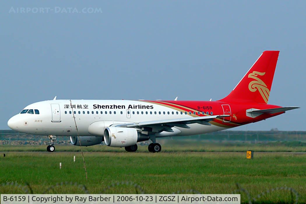 B-6159, 2006 Airbus A319-115 C/N 2905, Airbus A319-115 [2905] (Shenzhen Airlines) Shenzhen-Baoan~B 23/10/2006