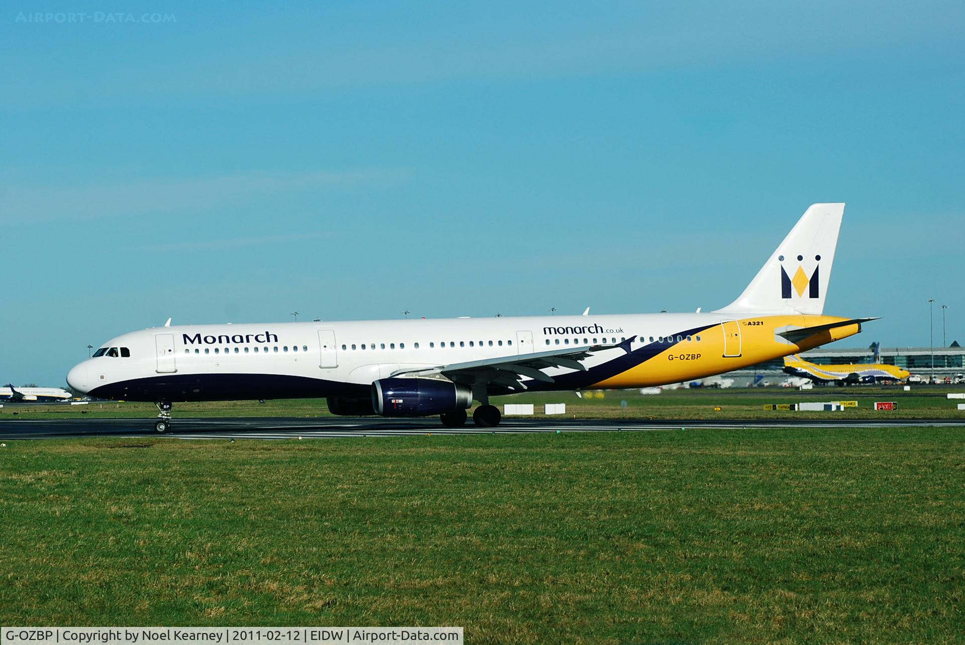 G-OZBP, 2001 Airbus A321-231 C/N 1433, Departing off Rwy 28.