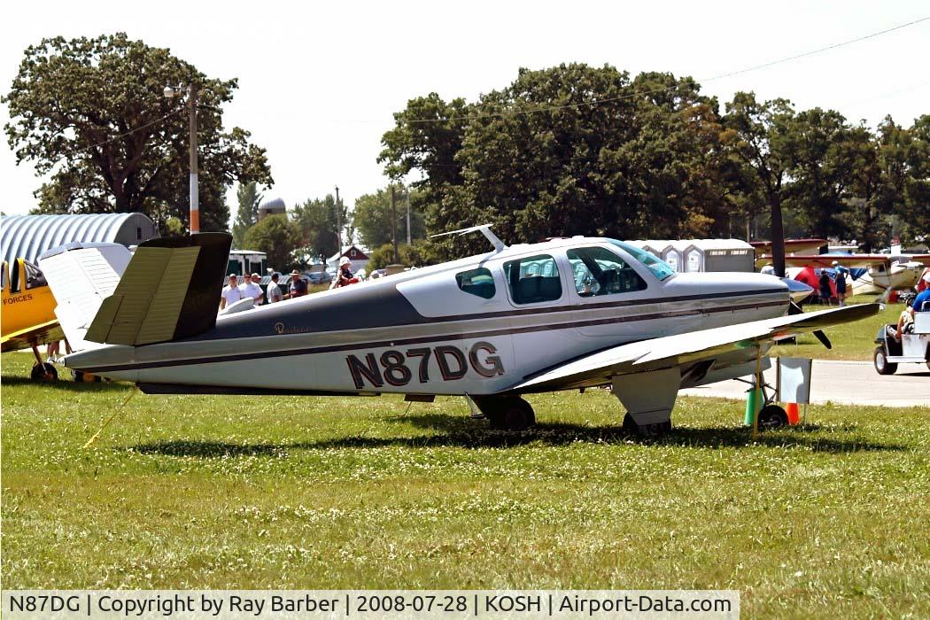 N87DG, 1959 Beech K35 Bonanza C/N D-5794, Beech K35 Bonanza [D-5794] Oskosh~N 28/07/2008.