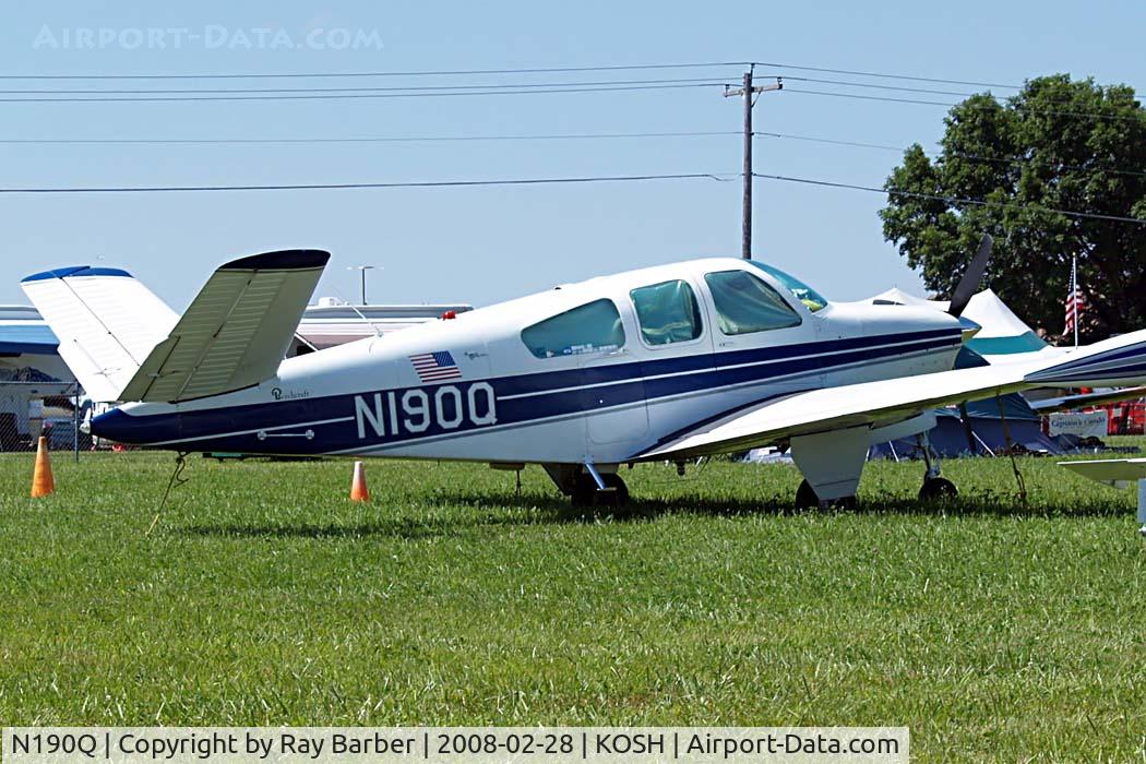 N190Q, 1964 Beech S35 Bonanza C/N D-7551, Beech S35 Bonanza [D-7551] Oshkosh~N 28/07/2008