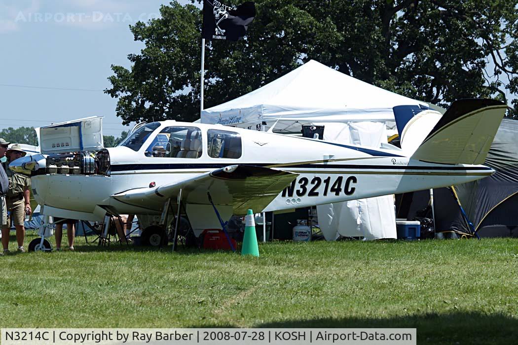 N3214C, 1954 Beech E35 C/N D-3878, Beech E35 Bonanza [D-3878] Oshkosh~N 28/07/2008