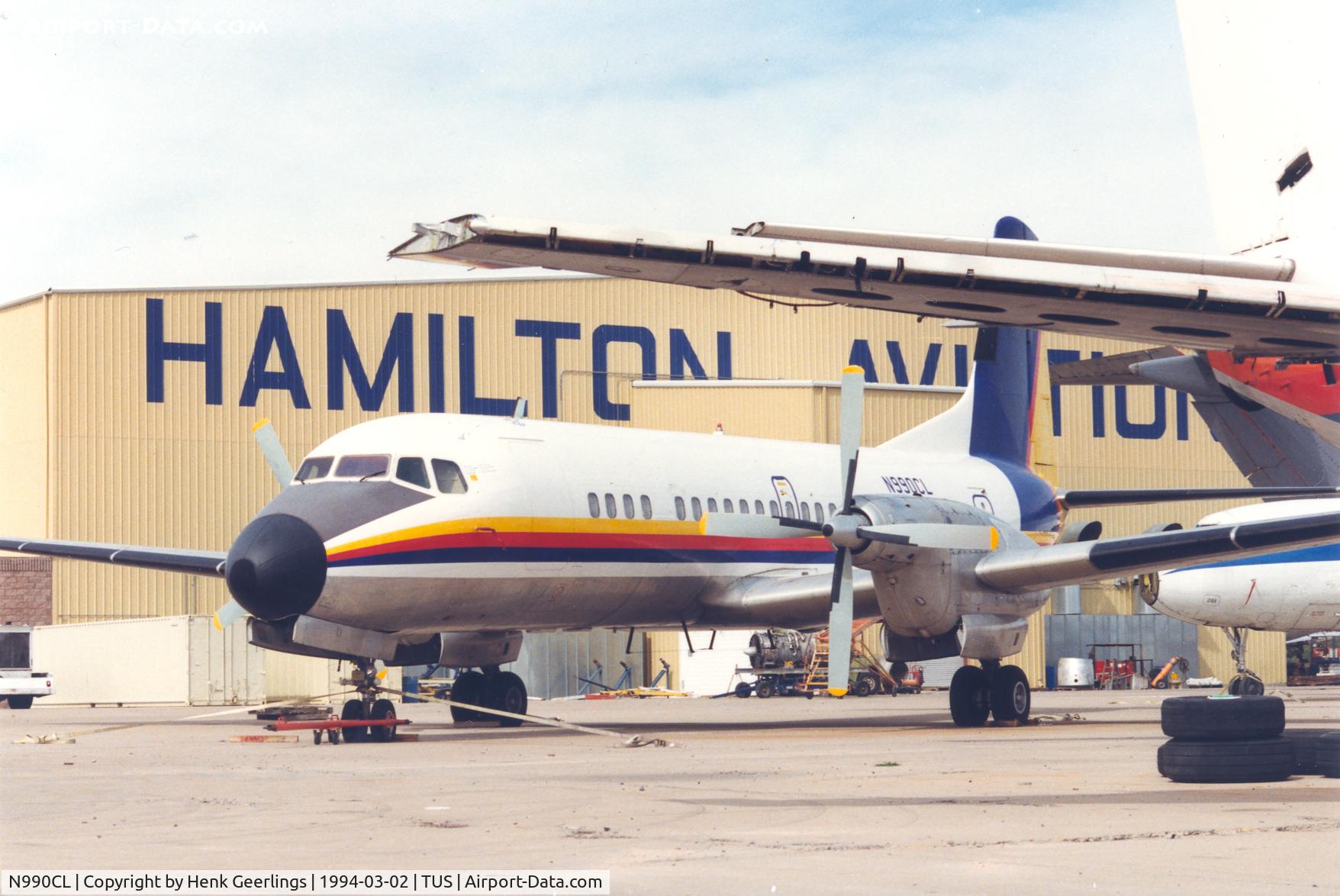 N990CL, 1968 NAMC YS-11A-209 C/N 2065, Hamilton Aviation - Tucson.
Ex TDA