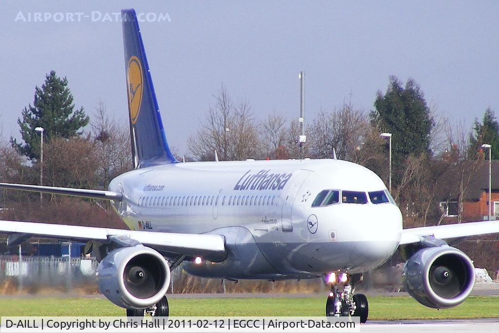 D-AILL, 1997 Airbus A319-114 C/N 689, Lufthansa