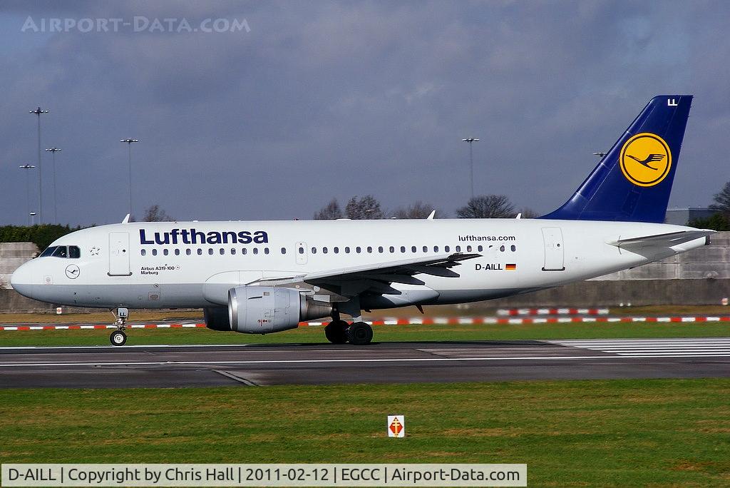 D-AILL, 1997 Airbus A319-114 C/N 689, Lufthansa