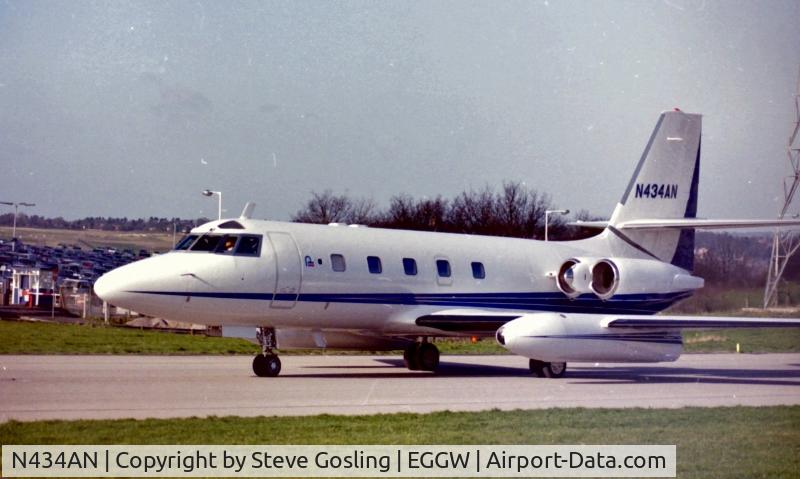 N434AN, 1965 Lockheed L-1329 JetStar 731 C/N 5050, Luton Airport