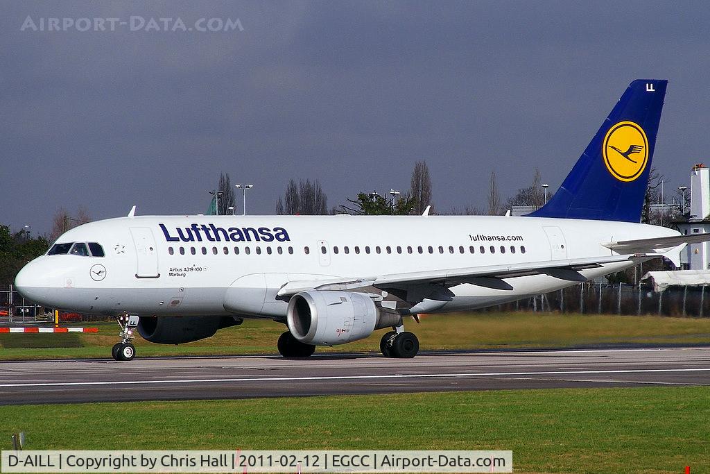 D-AILL, 1997 Airbus A319-114 C/N 689, Lufthansa