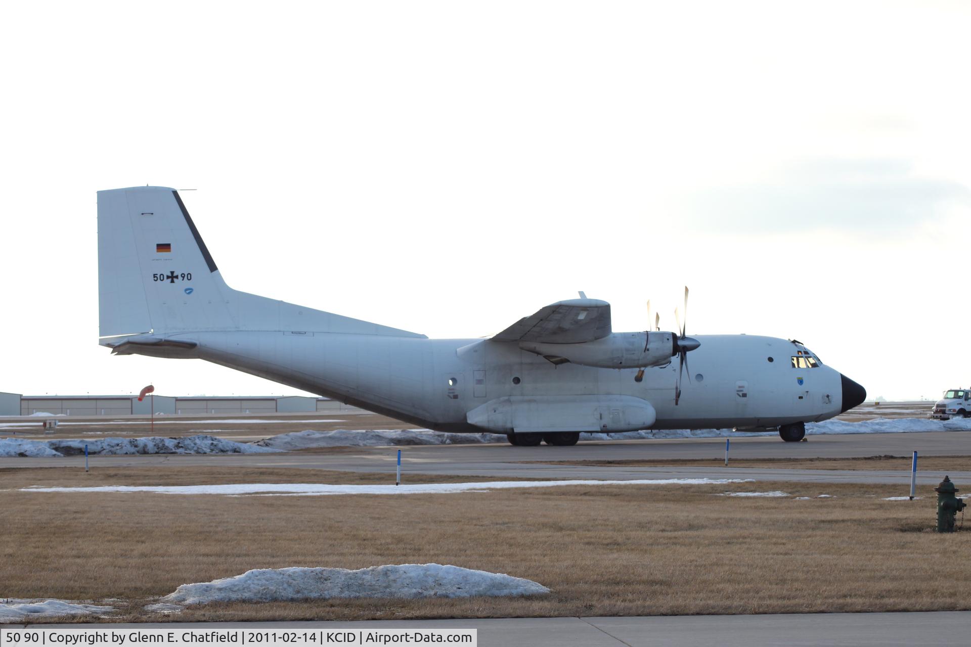 50 90, Transall C-160D C/N D127, On the Rockwell-Collins Ramp