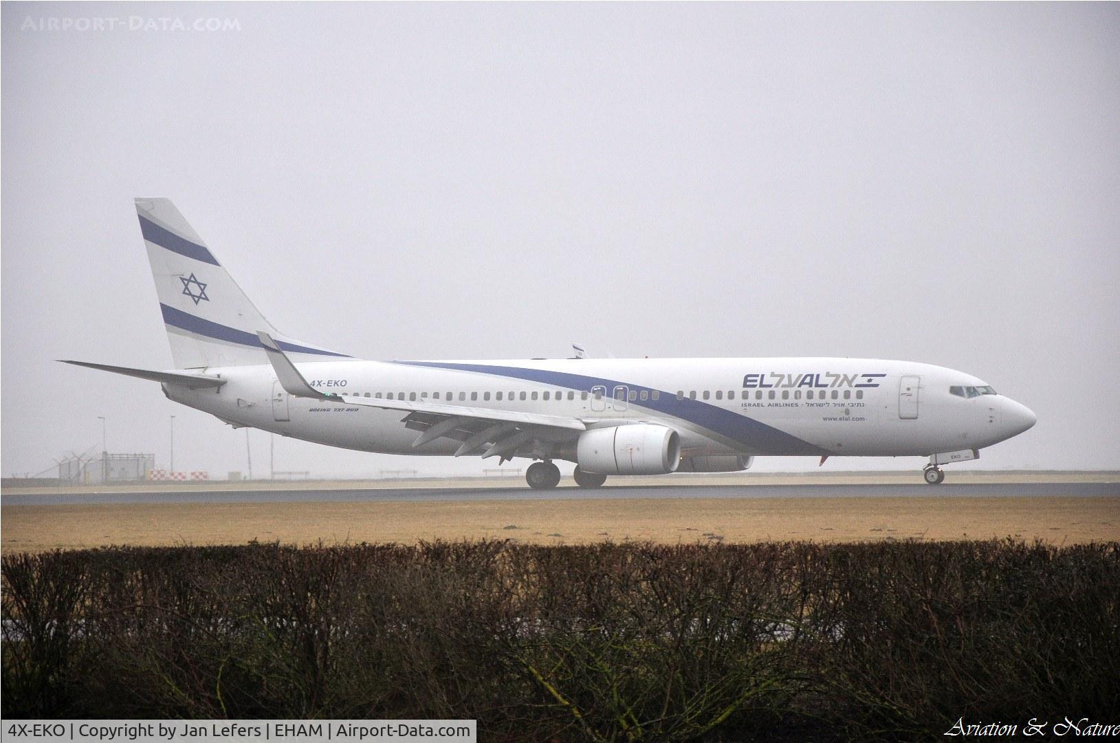 4X-EKO, 2003 Boeing 737-86Q C/N 30287, Foggy Landing