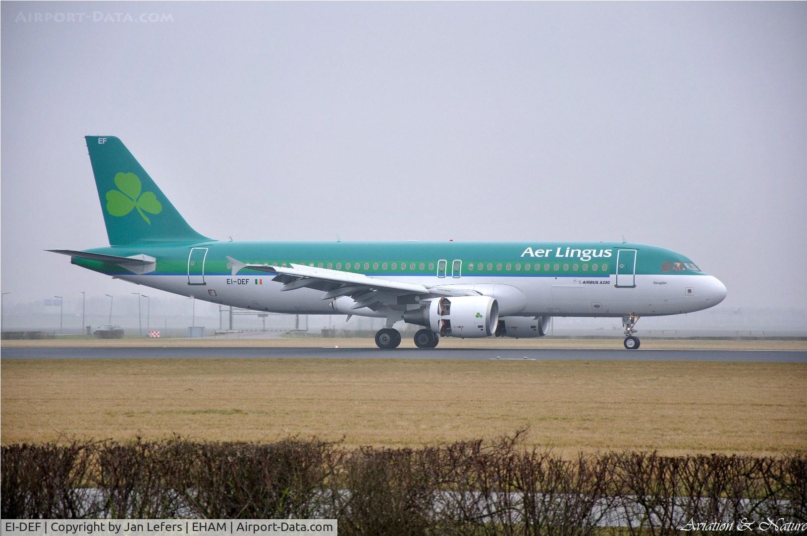 EI-DEF, 2004 Airbus A320-214 C/N 2256, Landing on the Polderbaan