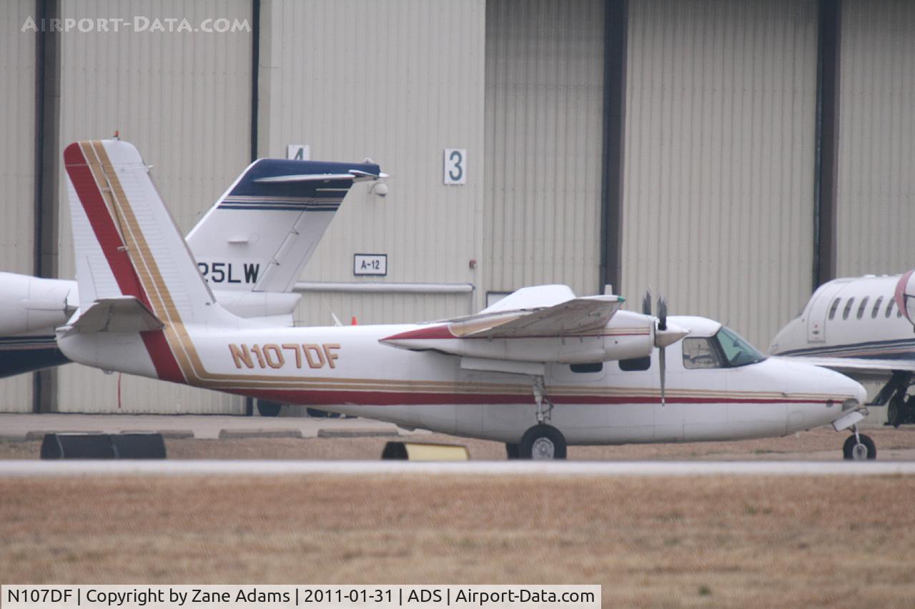 N107DF, 1962 Aero Commander 500B Commander C/N 500B-1191-97, At Addison Airport - Dallas, TX