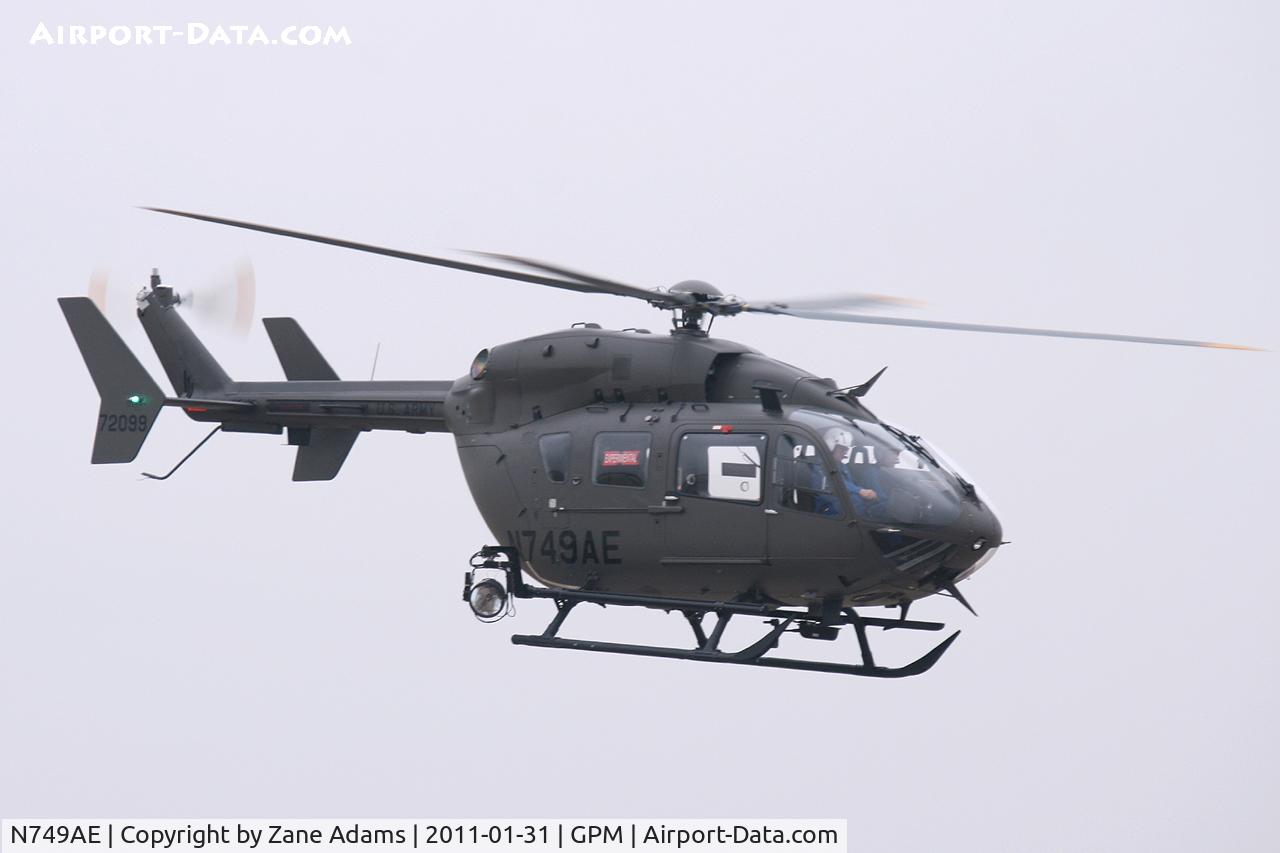 N749AE, Eurocopter-Kawasaki EC-145 (BK-117C-2) C/N 9309, At Grand Prairie Municipal - This is US Army UH-72A Lakota - serial 09-72099. It is the first S&S MEP equiped UH-72A.