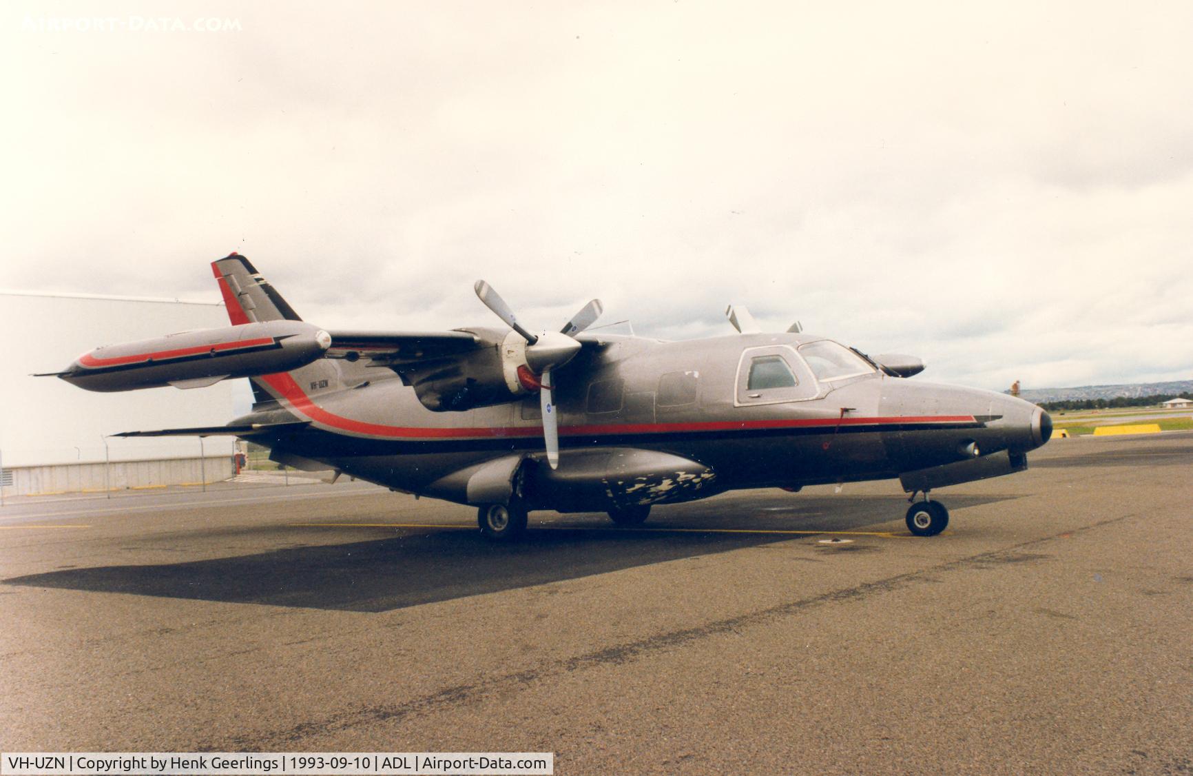 VH-UZN, Mitsubishi MU-2B C/N 527, Newcastle Aviation - Adelaide Airport