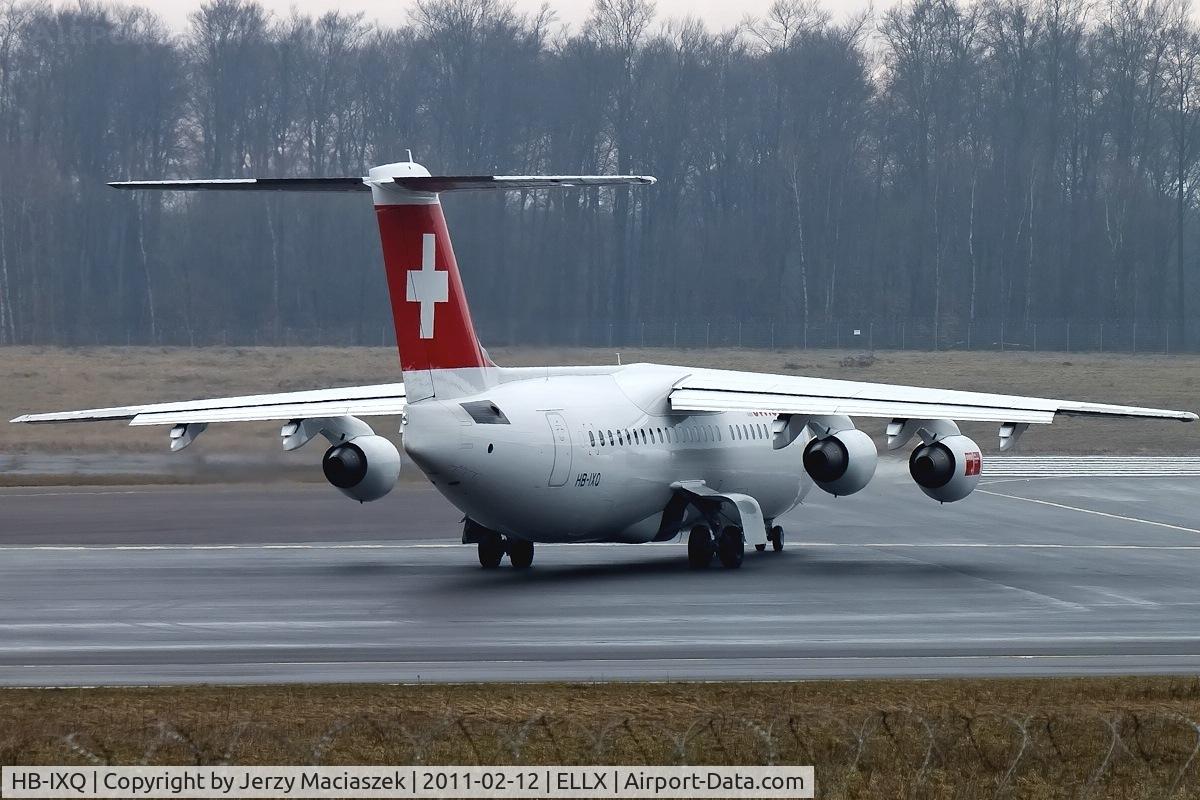 HB-IXQ, 1996 British Aerospace Avro 146-RJ100 C/N E3282, HB-IXQ_
 Aircraft AVRO 146-RJ100