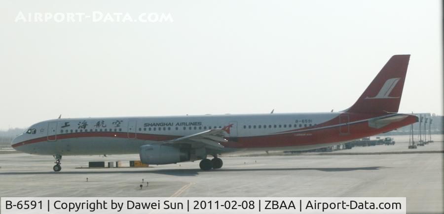 B-6591, 2009 Airbus A321-231 C/N 3969, shanghai air