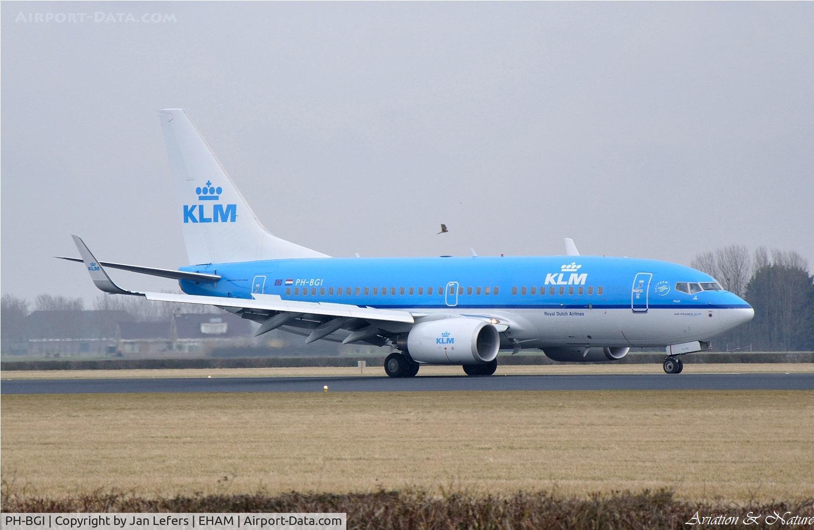 PH-BGI, 2010 Boeing 737-7K2 C/N 30364, Landing on the Polderbaan