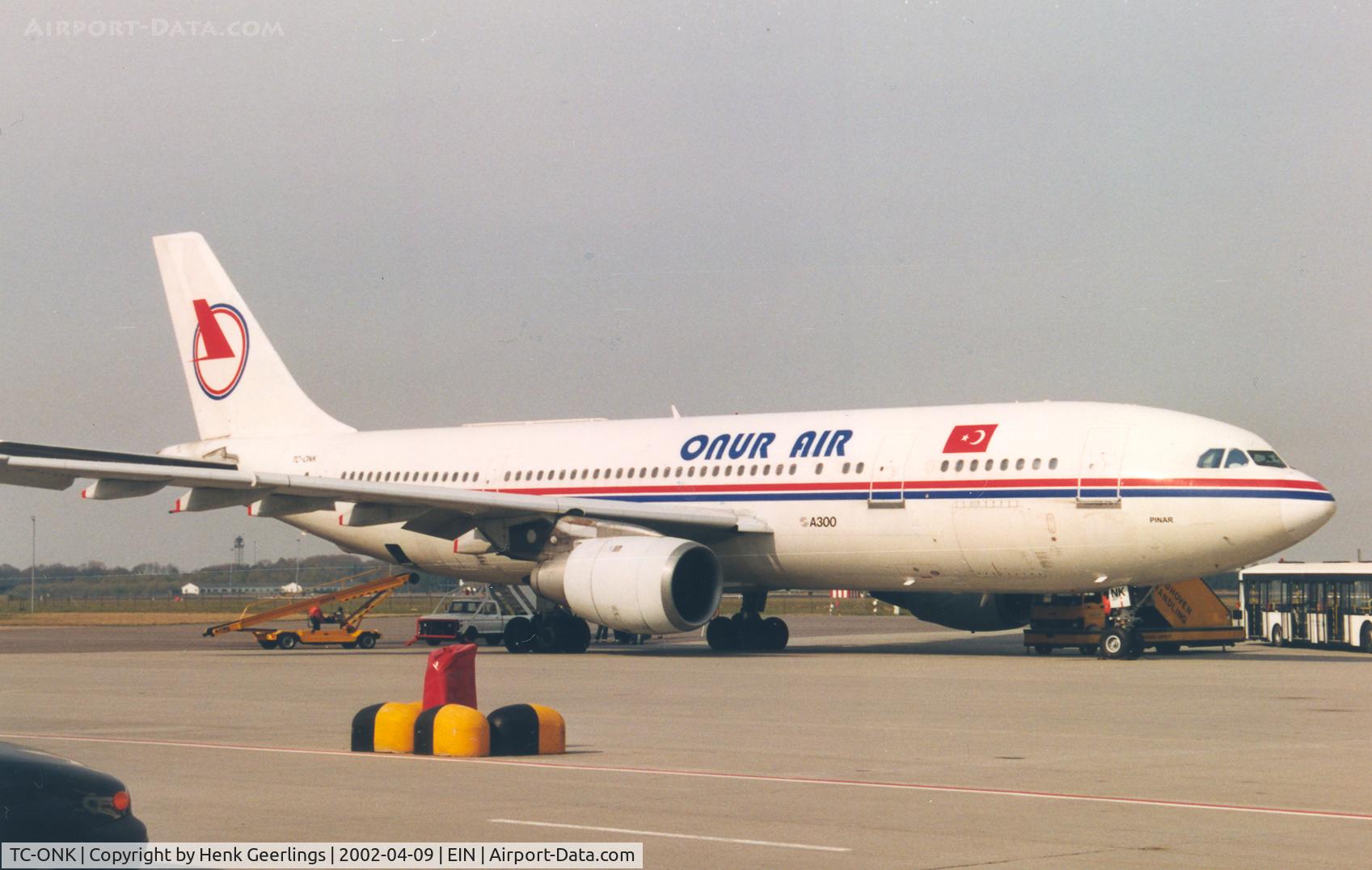 TC-ONK, Airbus A300B4-103 C/N 086, Onur Air - Eindhoven Airport
