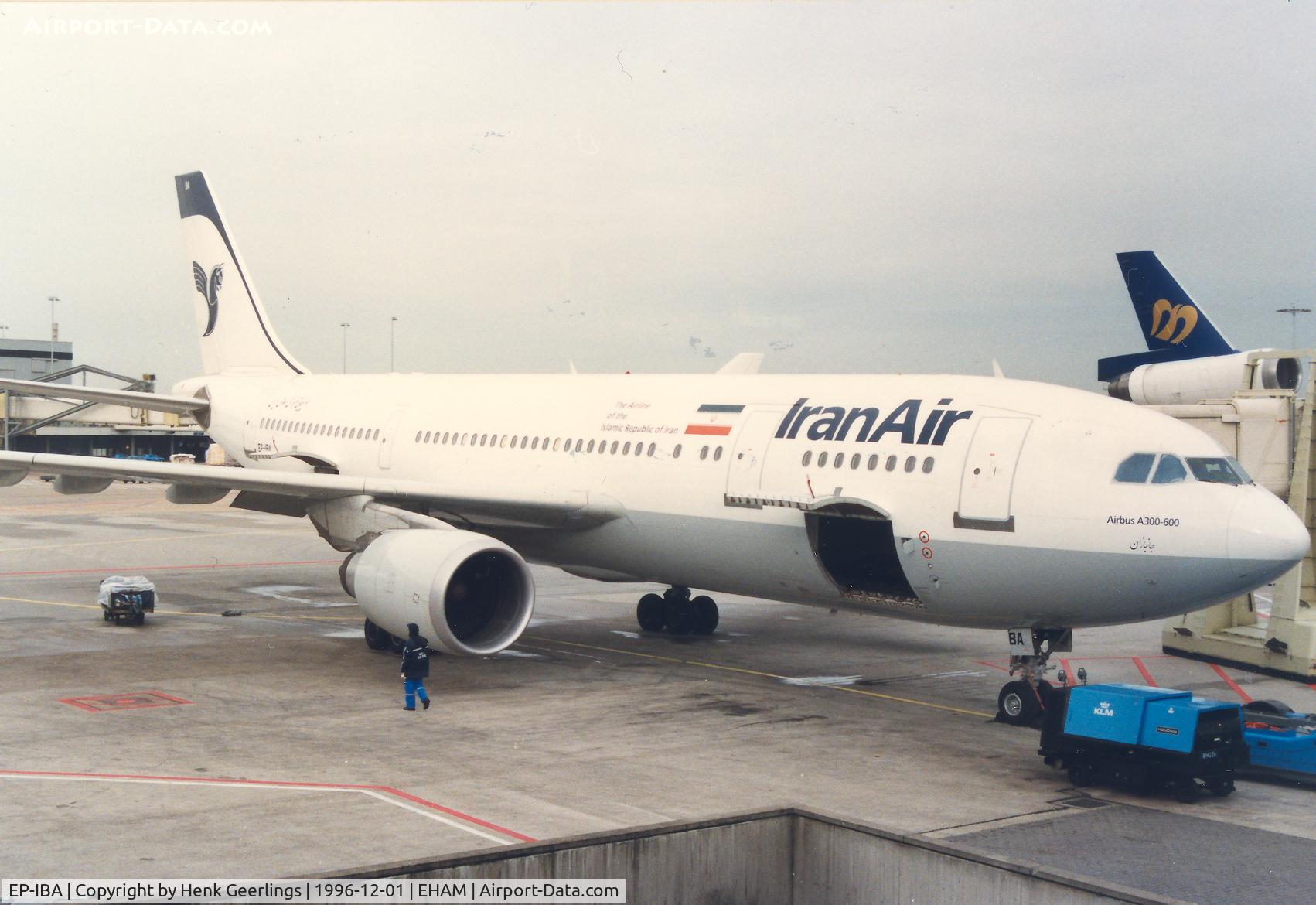 EP-IBA, 1993 Airbus A300B4-605R C/N 723, IranAir