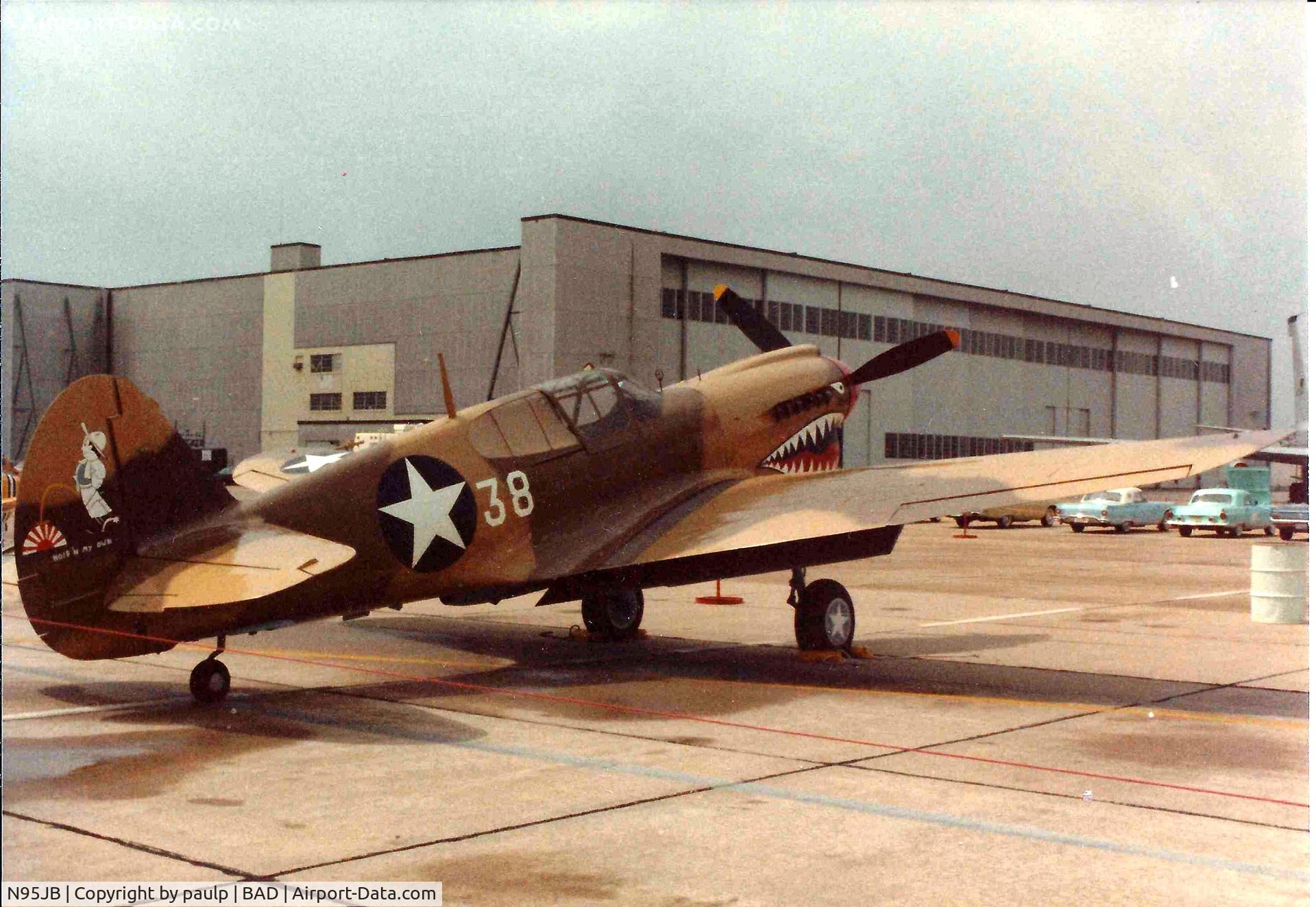N95JB, 1941 Curtiss P-40E C/N 18796, Barksdale Air Force Base 