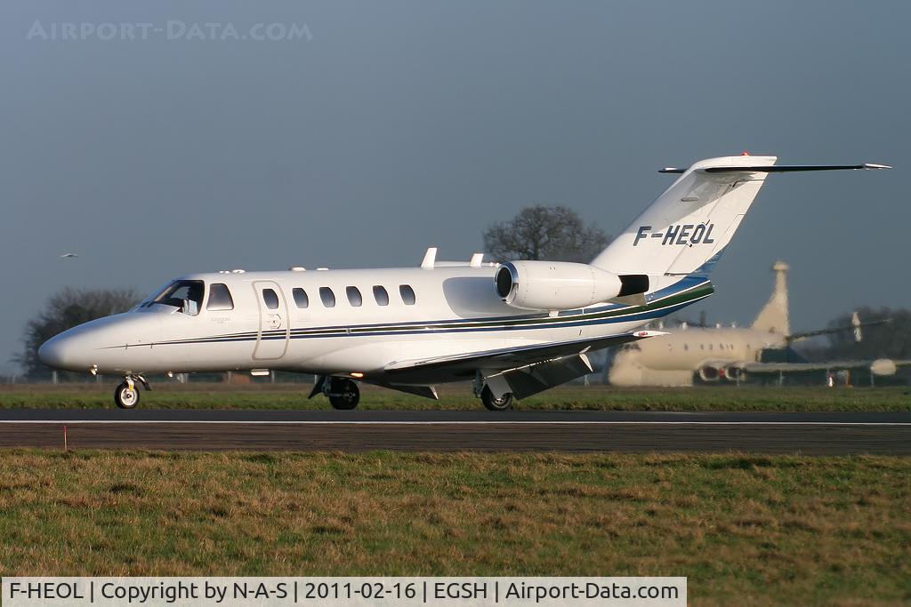 F-HEOL, Cessna 525A CitationJet CJ2 C/N 525A-0219, Vacating the runway