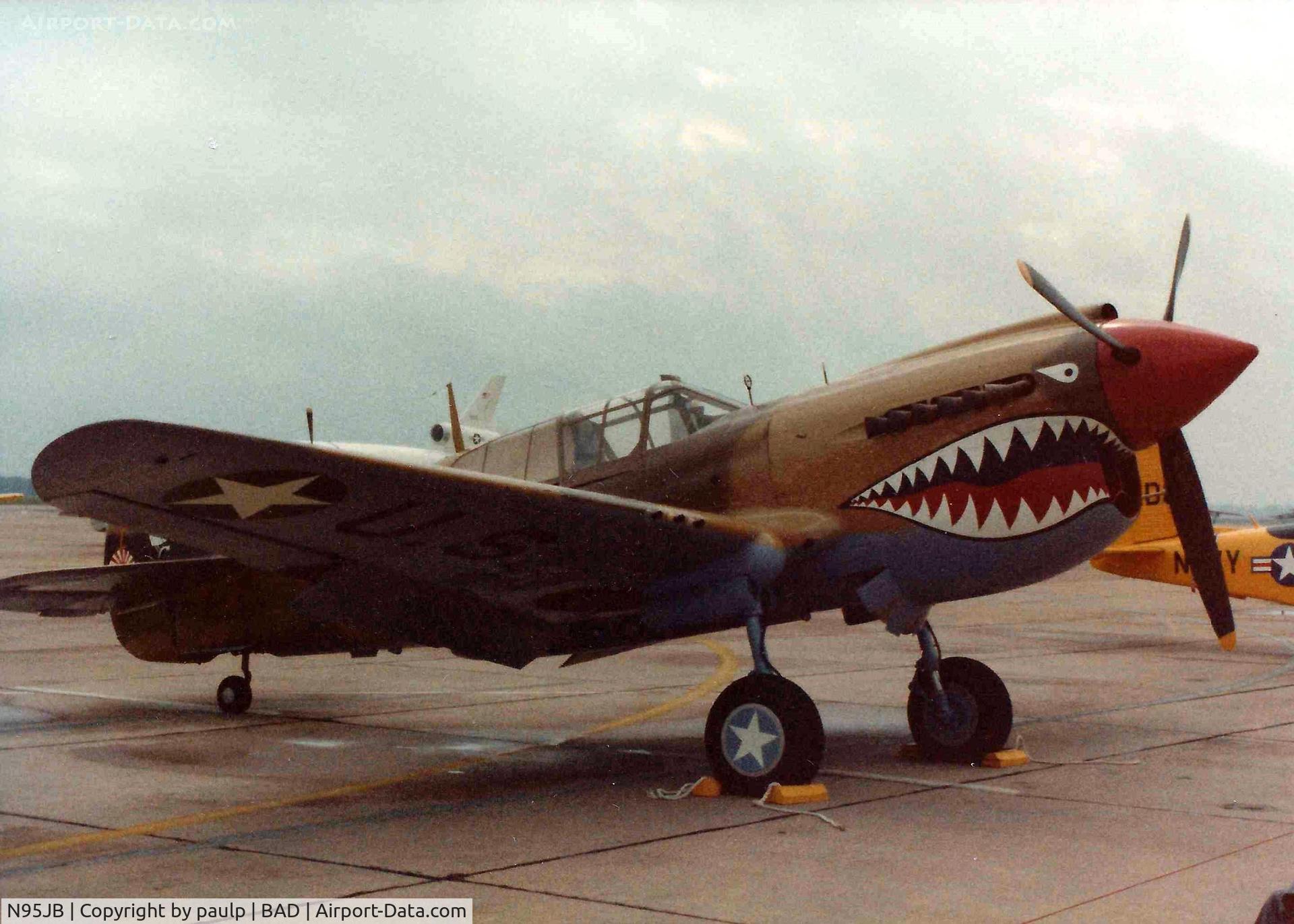 N95JB, 1941 Curtiss P-40E C/N 18796, Barksdale Air Force Base 