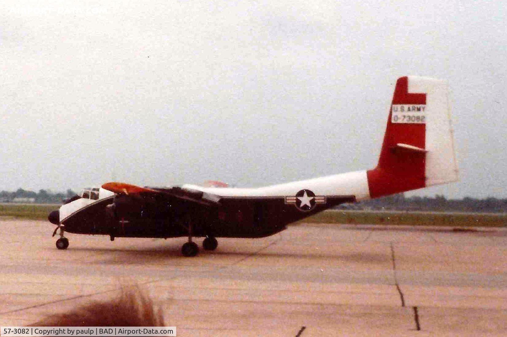 57-3082, 1957 De Havilland Canada YC-7A Caribou (YAC-1) C/N 7, Barksdale Air Force Base 