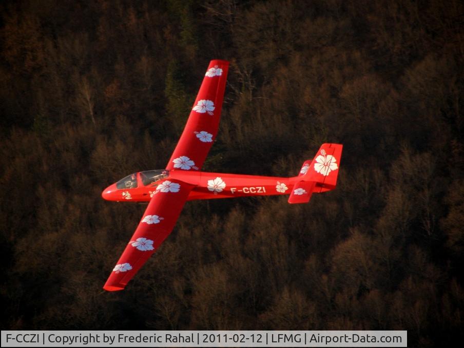 F-CCZI, Wassmer WA-30 Bijave C/N 130, In flight above the Montagne Noire