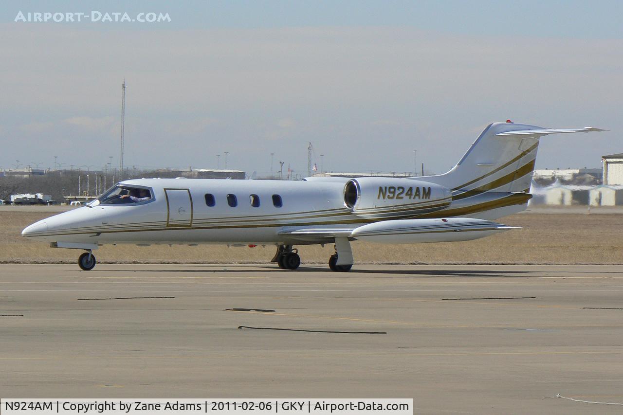 N924AM, 1978 Gates Learjet 35A C/N 188, At Arlington Municipal for Super Bowl XLV