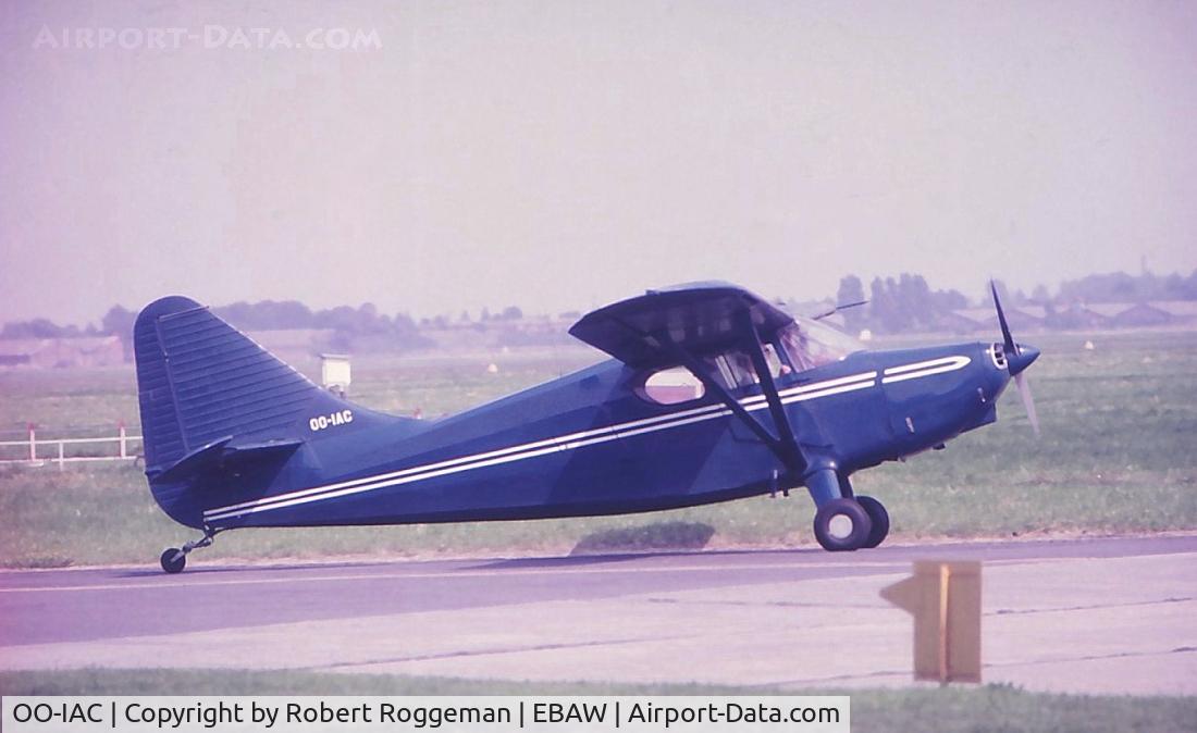 OO-IAC, 1948 Consolidated Vultee 108-3 C/N 108-5243, Stinson.Late 1960's