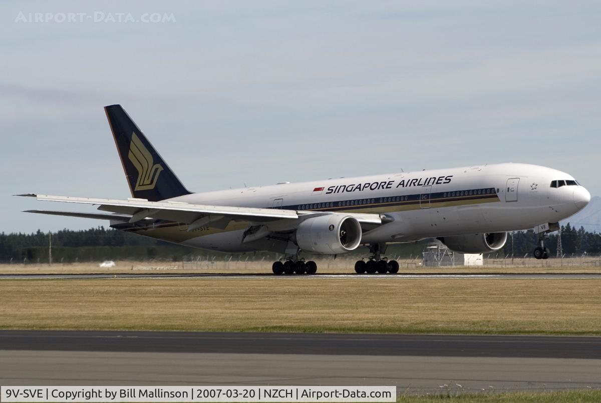9V-SVE, 2001 Boeing 777-212/ER C/N 30870, in on 02 from SIN as SQ297