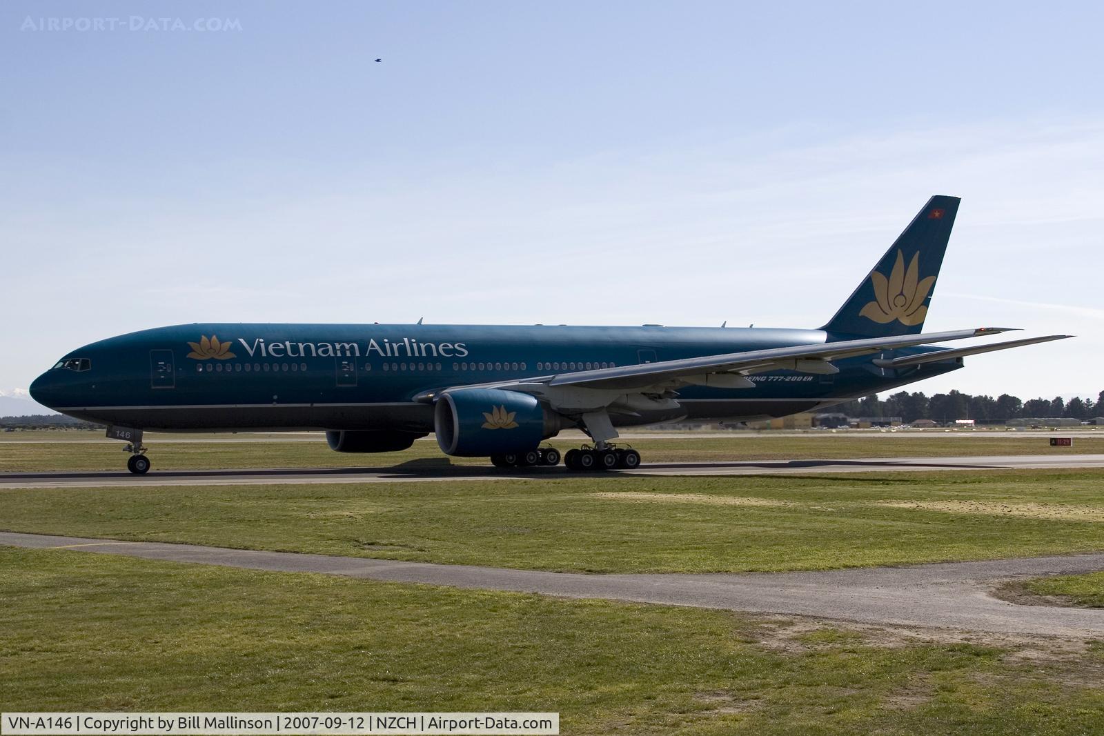 VN-A146, 2004 Boeing 777-26KER C/N 33504, Unusual to say the least.  Photgraphed this in SYD, SGN and CHC, and  also flew on it from HAN to SGN !