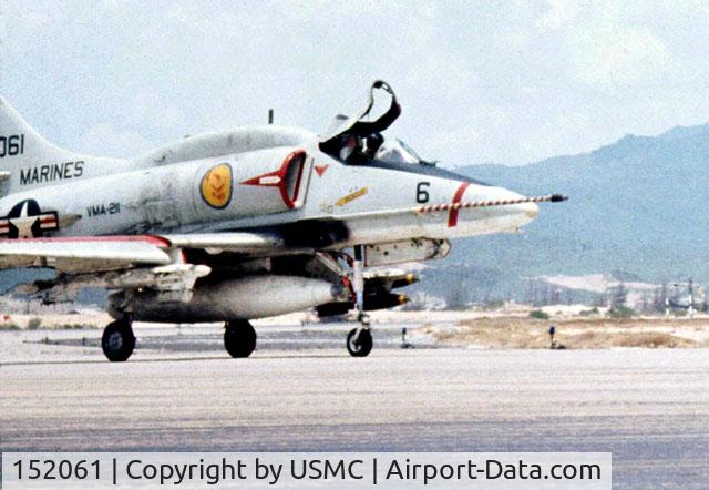 152061, Douglas A-4E Skyhawk C/N 13449, CHU LAI RVN