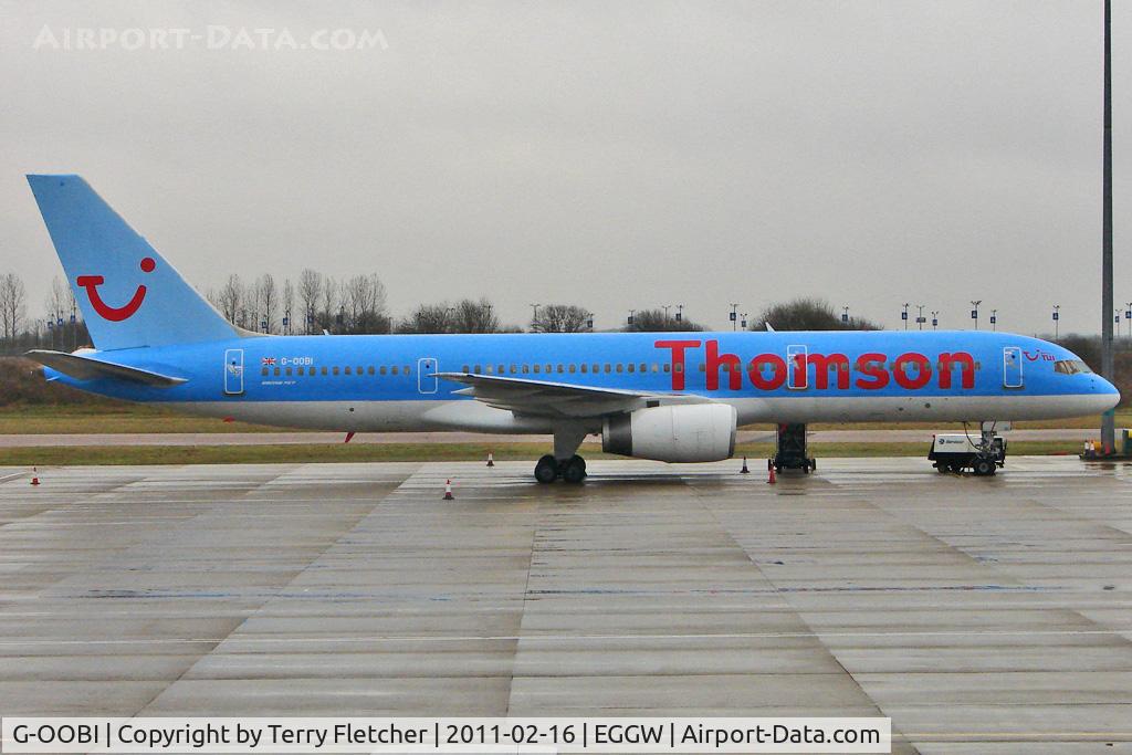 G-OOBI, 1993 Boeing 757-2B7 C/N 27146, Thomson's 1993 Boeing 757-2B7, c/n: 27146 at Luton