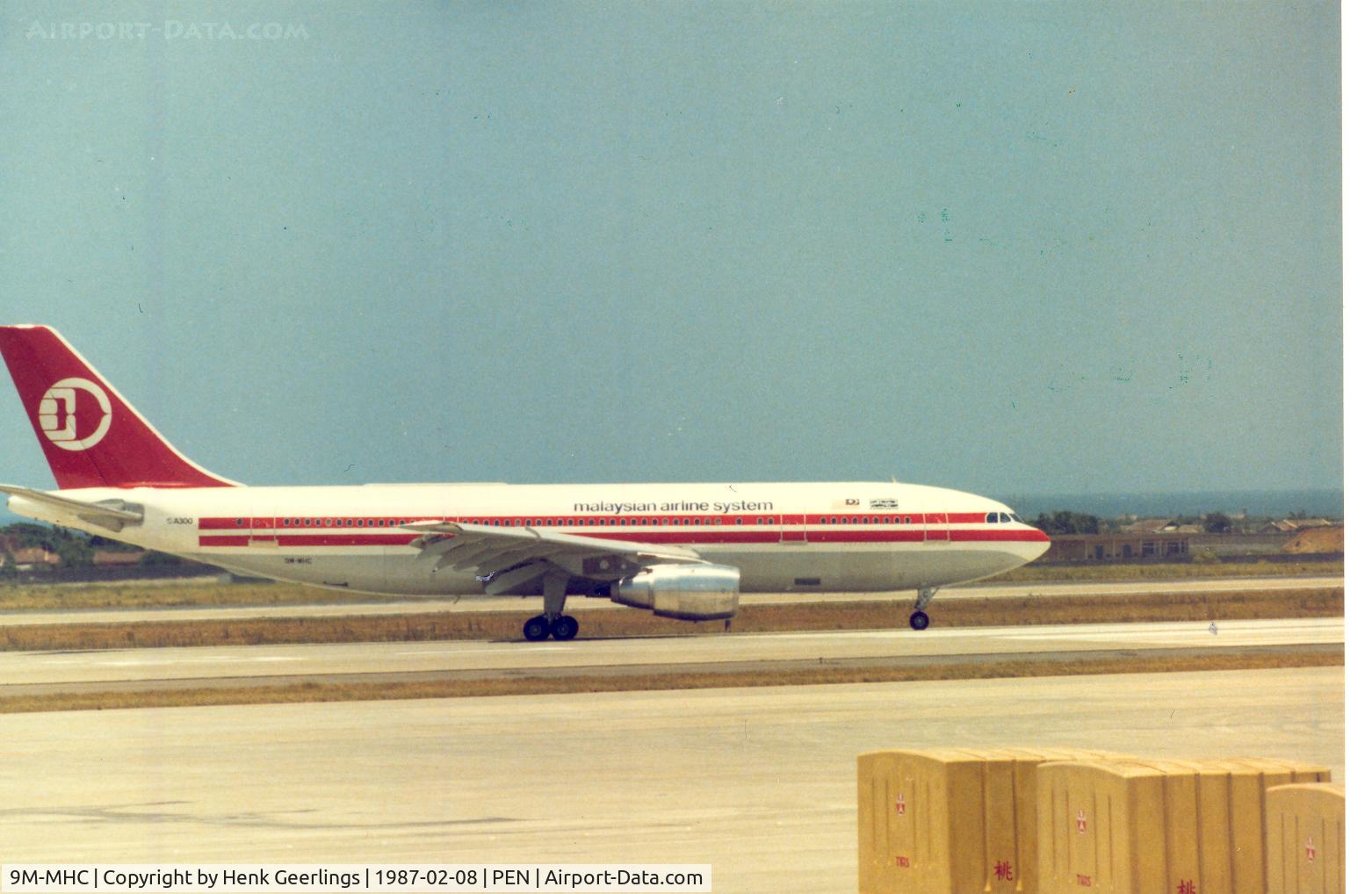 9M-MHC, 1979 Airbus A300B4-203(F) C/N 95, Malaysian