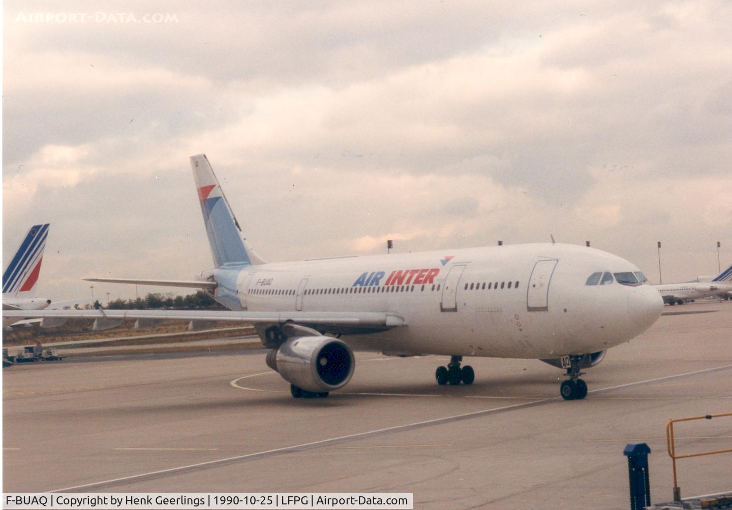 F-BUAQ, 1978 Airbus A300B4-2C C/N 57, Air Inter