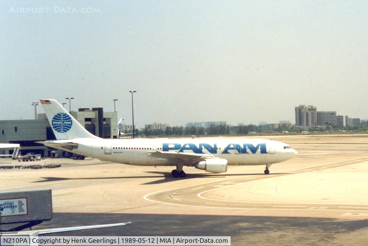 N210PA, 1983 Airbus A300B4-203 C/N 238, Pan Am , 
