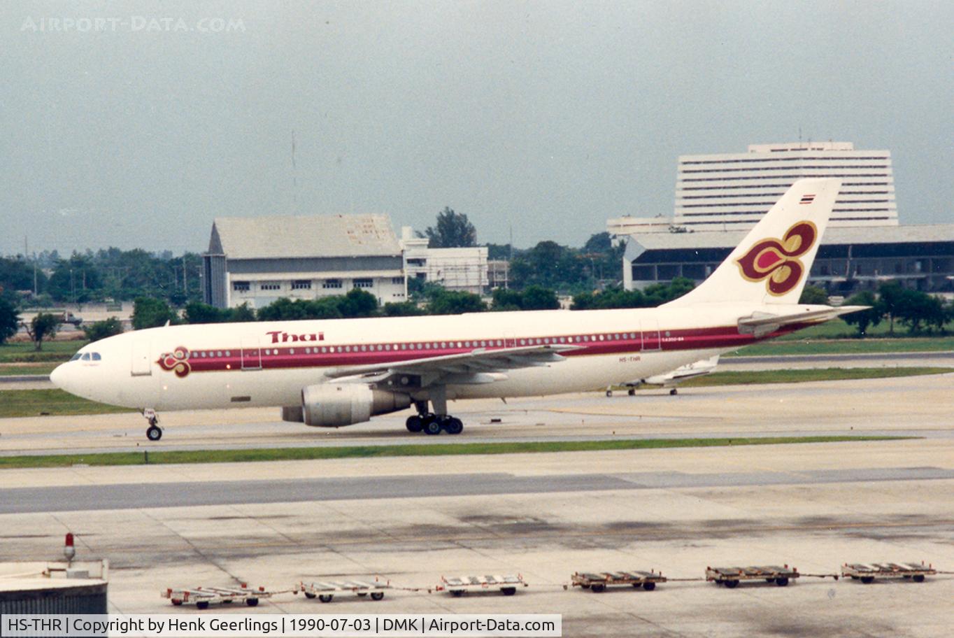 HS-THR, 1979 Airbus A300B4-203 C/N 85, Thai A300 at Don Muang