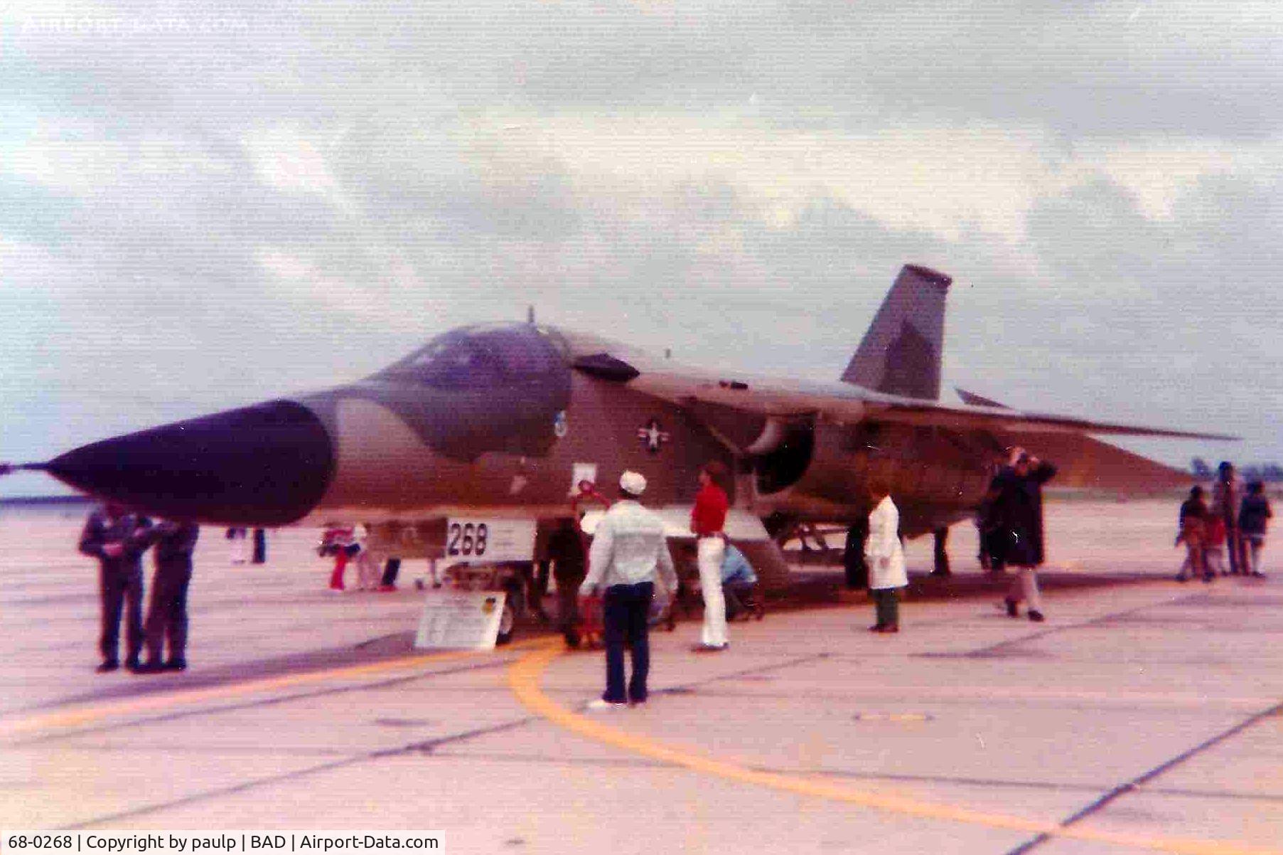 68-0268, 1968 General Dynamics FB-111A Aardvark C/N B1-40, Barksdale Air Force Base 