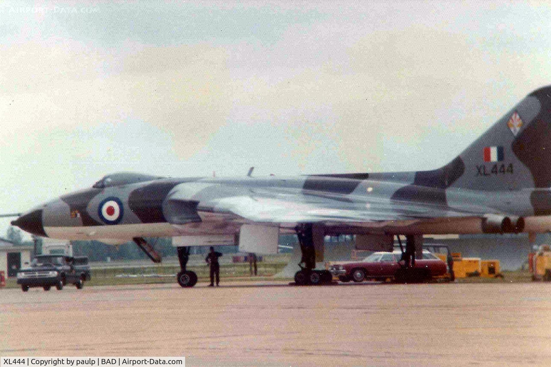 XL444, 1962 Avro Vulcan B.2 C/N Set 47, Barksdale Air Force Base 