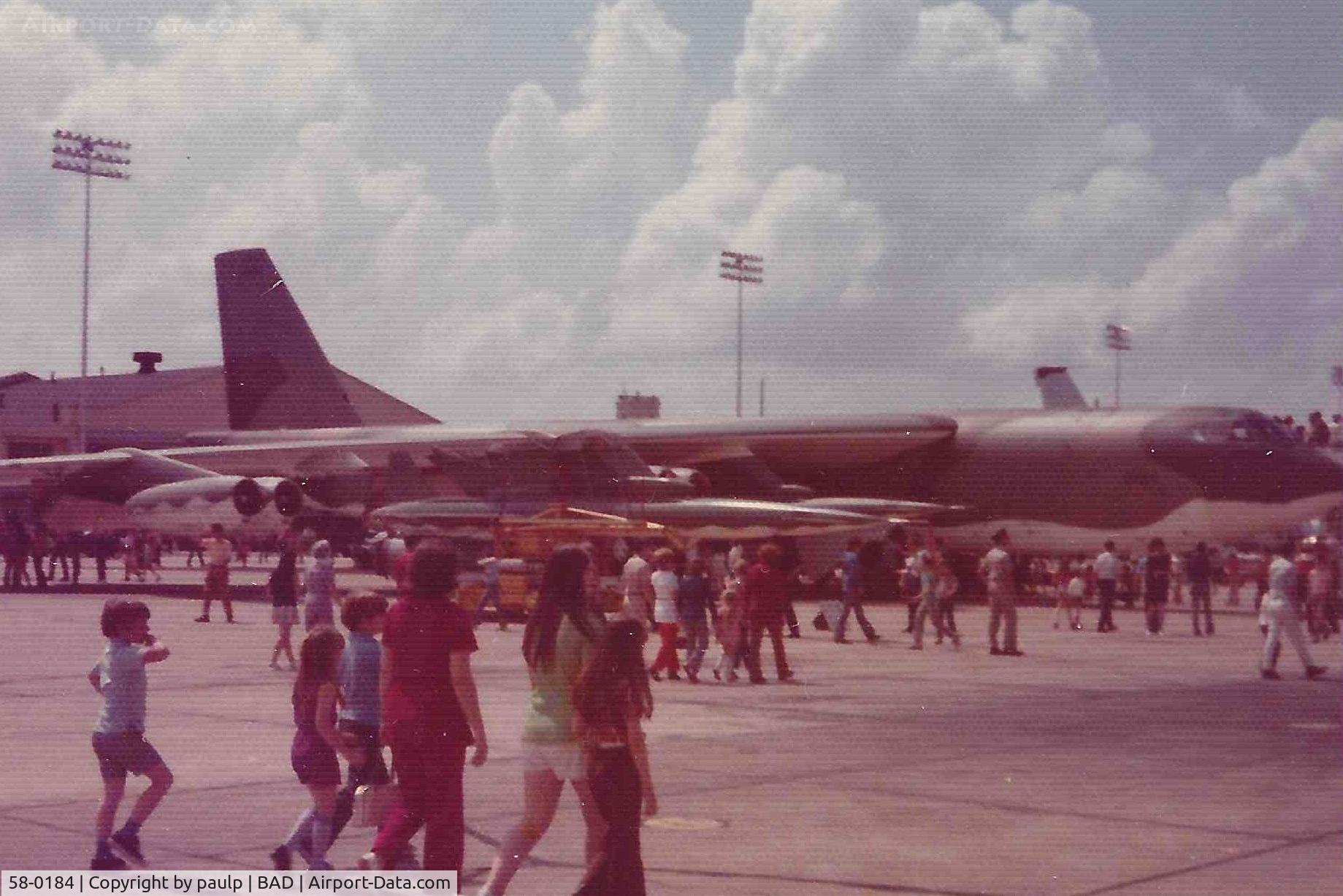 58-0184, 1958 Boeing B-52G Stratofortress C/N 464252, Barksdale Air Force Base 