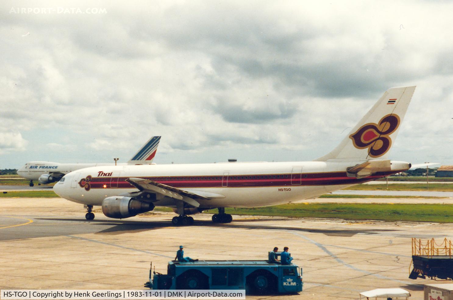 HS-TGO, 1979 Airbus A300B4-2C C/N 072, Thai A300 at BKK Don Muang