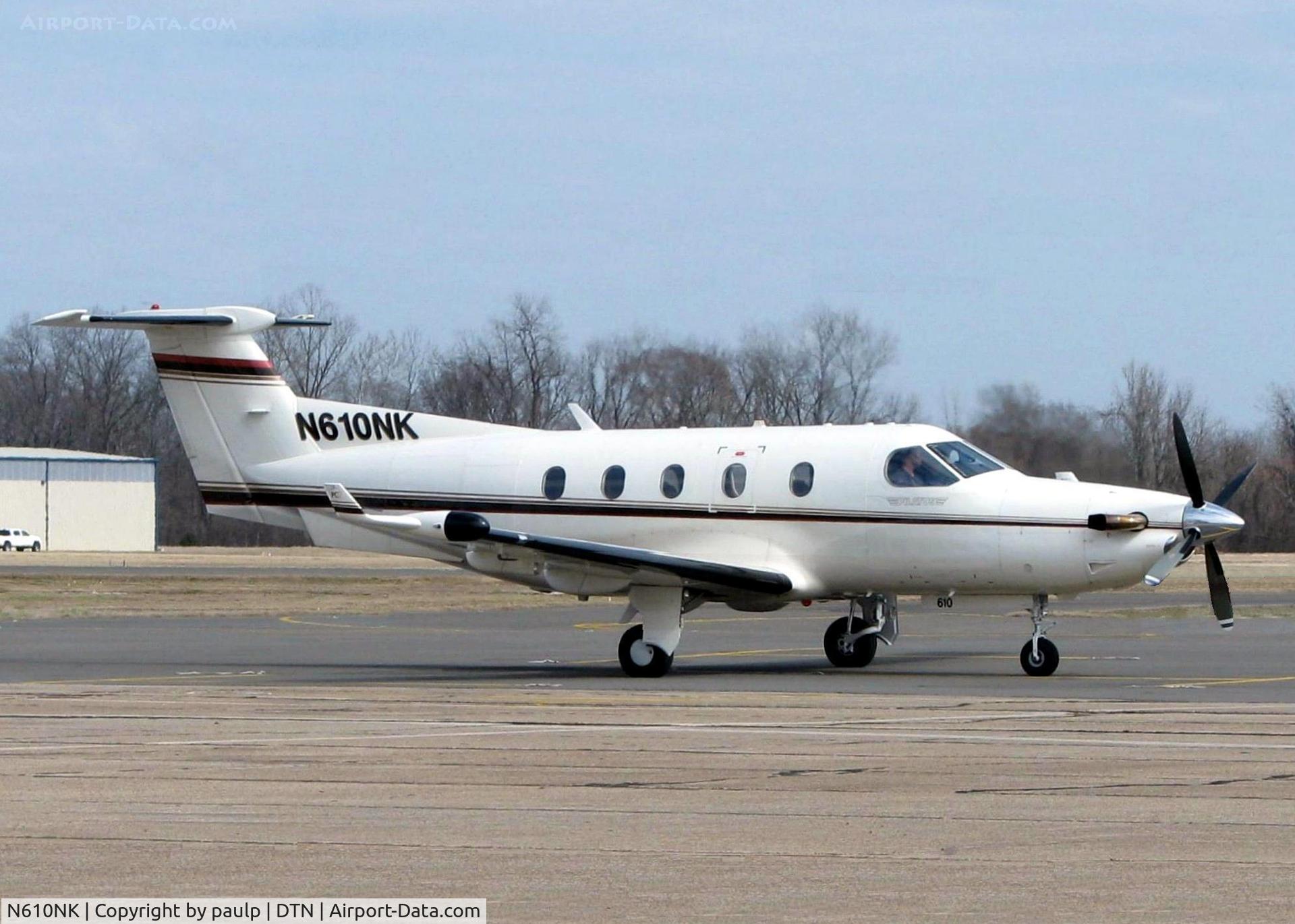 N610NK, 2005 Pilatus PC-12/45 C/N 610, At Downtown Shreveport.