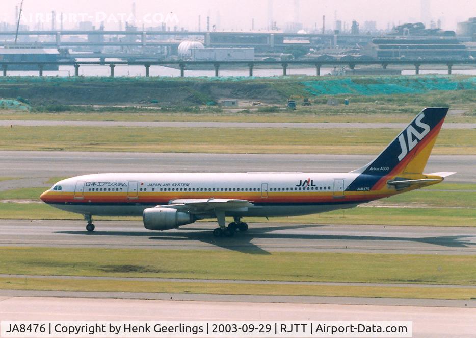 JA8476, Airbus A300B2K-3C C/N 209, Japan Air System - JAS - JAL