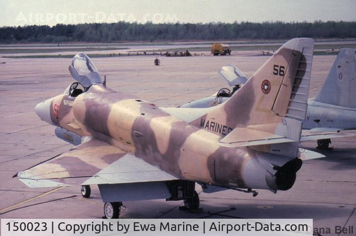 150023, Douglas A-4E Skyhawk C/N 13076, While at Top Gun in SD Calif.