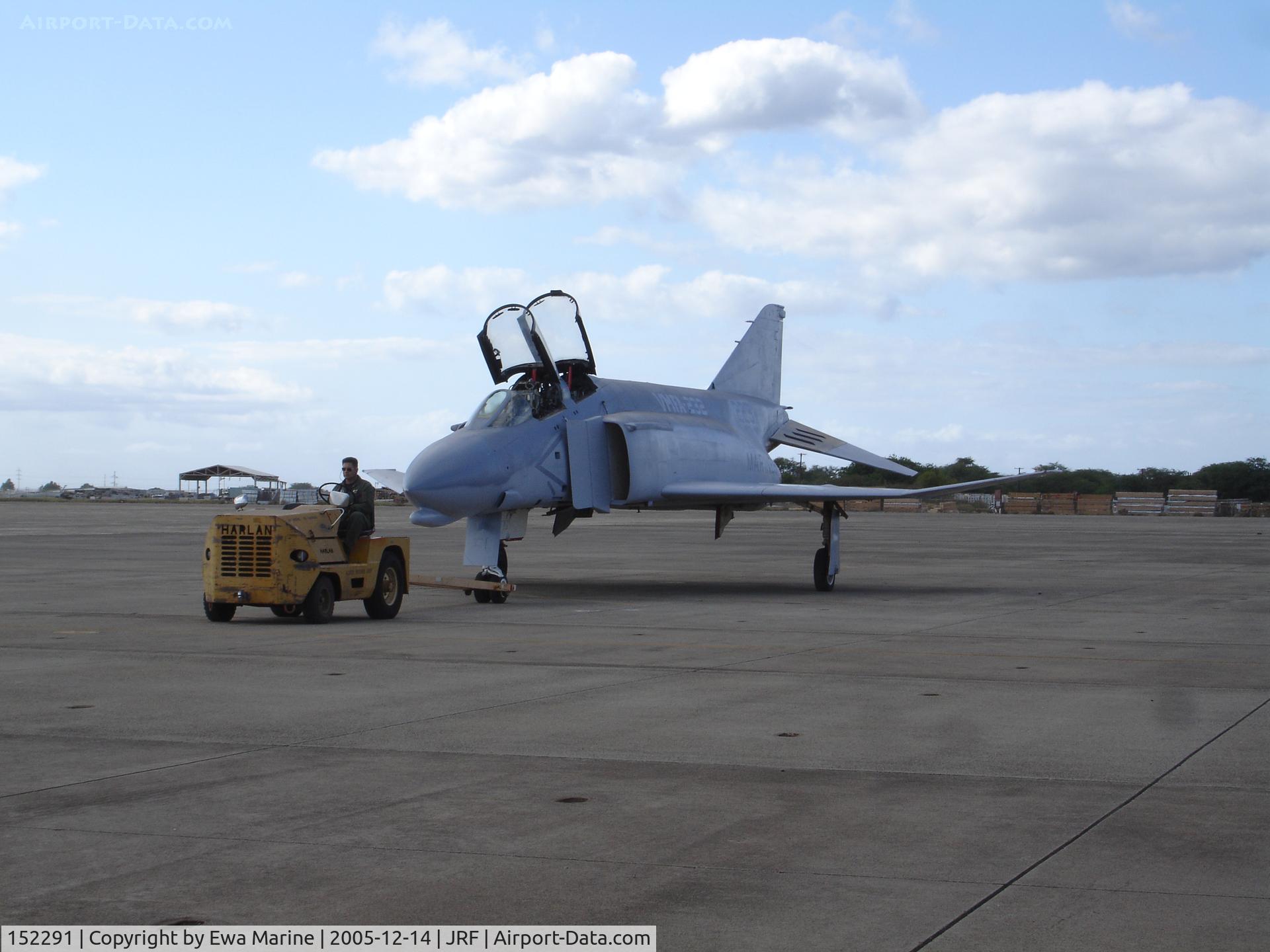 152291, McDonnell F-4N Phantom II C/N 1093, F-4N being towed to NAM ramp.