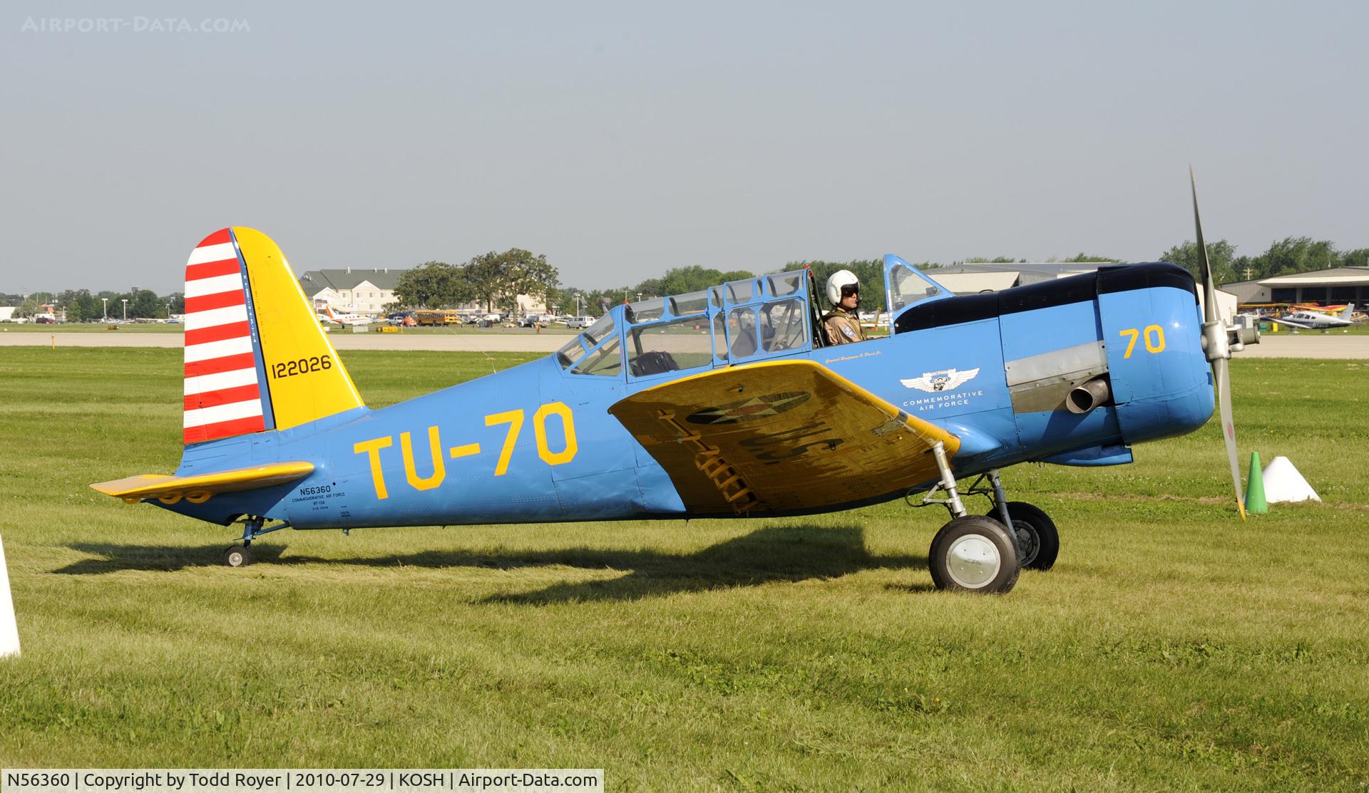 N56360, 1942 Convair BT-13A Valiant C/N 5946, AIRVENTURE 2010
