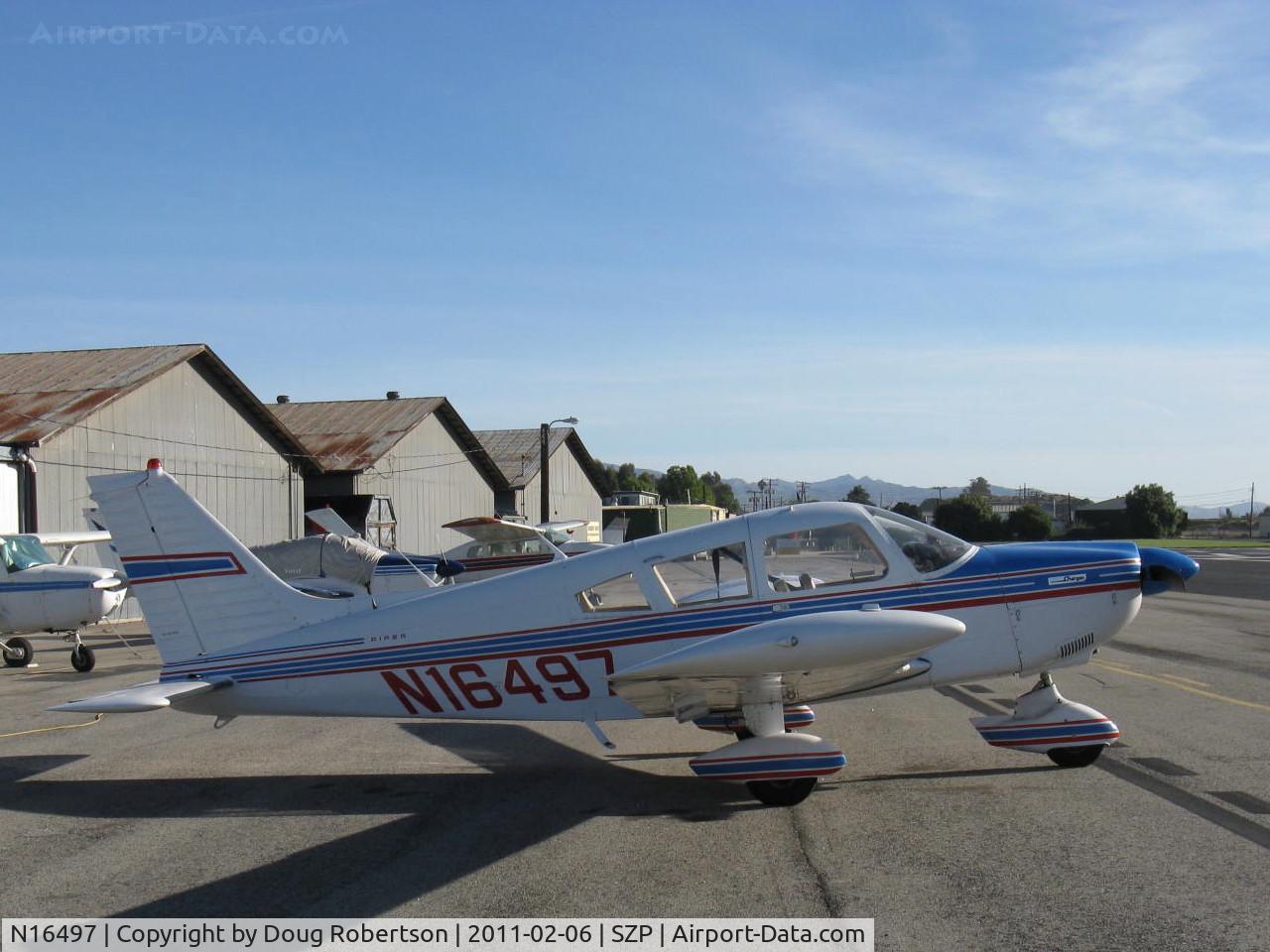 N16497, 1973 Piper PA-28-235 Cherokee Charger C/N 28-7310101, 1973 Piper PA-28-235 CHEROKEE CHARGER, Lycoming O-540-D4B5 235 Hp