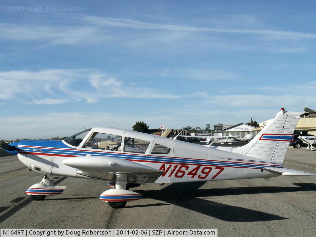 N16497, 1973 Piper PA-28-235 Cherokee Charger C/N 28-7310101, 1973 Piper PA-28-235 CHEROKEE CHARGER, Lycoming O-540-D4B5 235 Hp